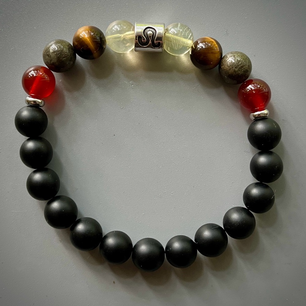Leo  ♌️ Zodiac Handcrafted Bead Bracelet